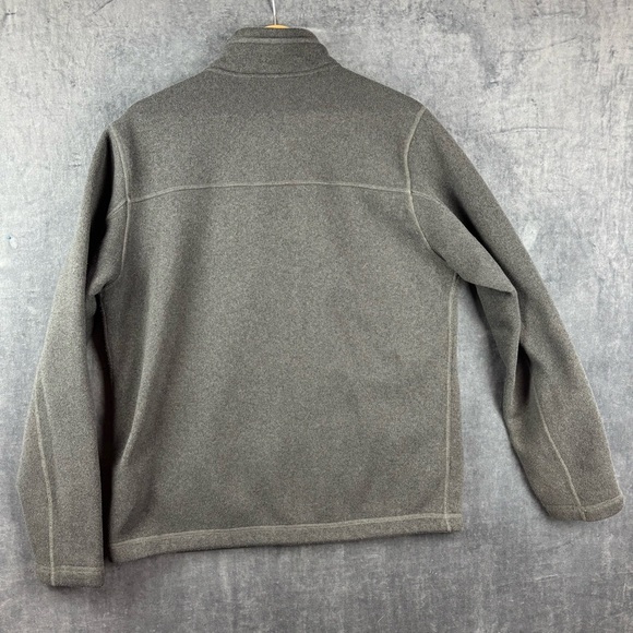 The North Face Men’s Fleece Gray Utility Jacket Sz Large - Picture 4 of 16